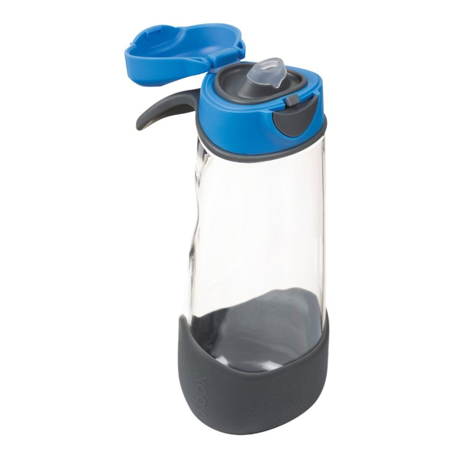 Child [2-14] B.Box Bags + Mealtime | B.Box Sports Spout Bottle 600Ml - Blue Slate