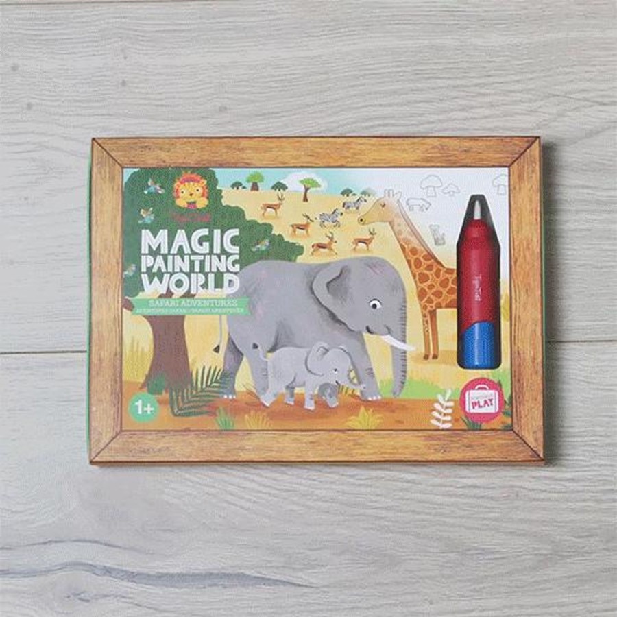 Play + Learn Tiger Tribe Activity Sets | Magic Painting World - Safari Adventures