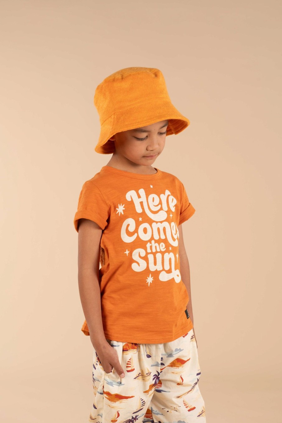 Child [2-14] Rock Your Baby Tops | Rock Your Baby Here Comes The Sun T-Shirt