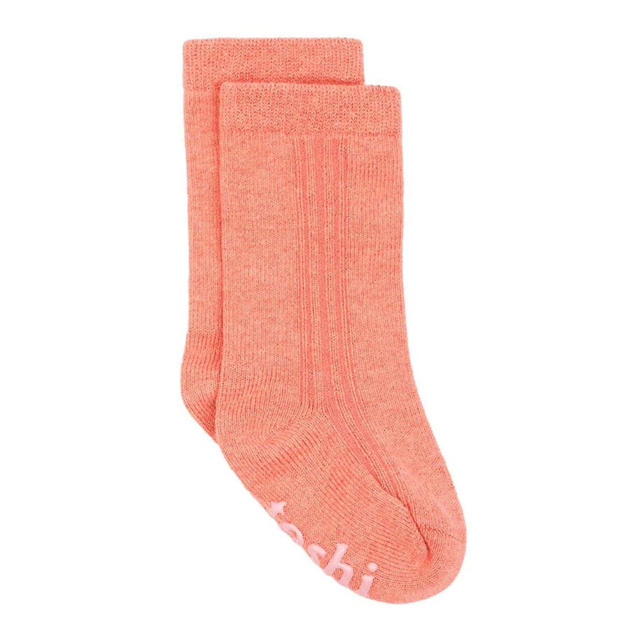 Baby [0-23M] Toshi Socks + Tights | Toshi Organic Knee Socks - Dreamtime / Coral