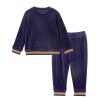 Baby [0-23M] Milky Jumpers | Milky Velour Tracksuit - Navy