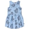 Child [2-14] Minti Dresses | Minti Sleepy Mermaids Dress - Aqua Marle