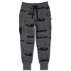 Child [2-14] Minti Bottoms | Minti Animal Surfers Furry Trackies - Dark Grey