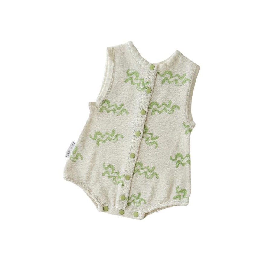 Baby [0-23M] Ziggy Lou All In One | Ziggy Lou - Summer Bubble Romper | Waves