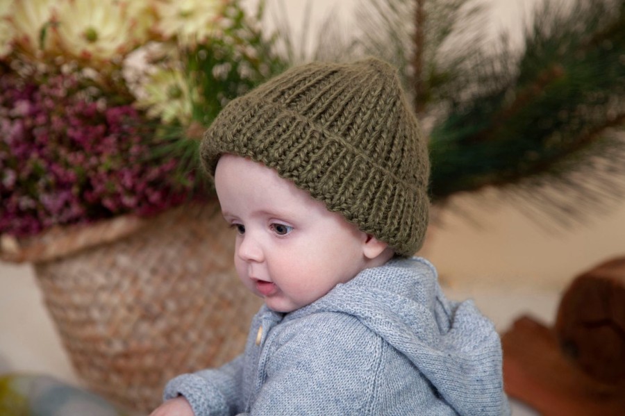 Baby [0-23M] Acorn Beanies | Acorn Freedom Beanie - Khaki