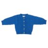 Child [2-14] Grown Outerwear | Grown Organic Textured Cardigan - Cobalt