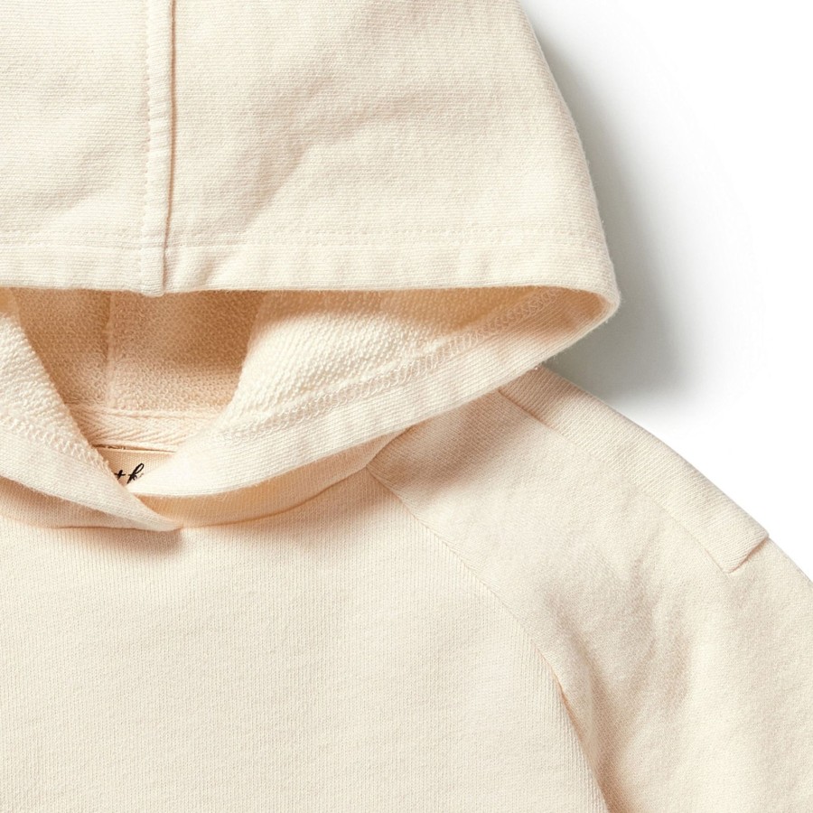 Child [2-14] Wilson & Frenchy Jumpers | Wilson And Frenchy Organic Terry Hooded Sweat - Eggnog