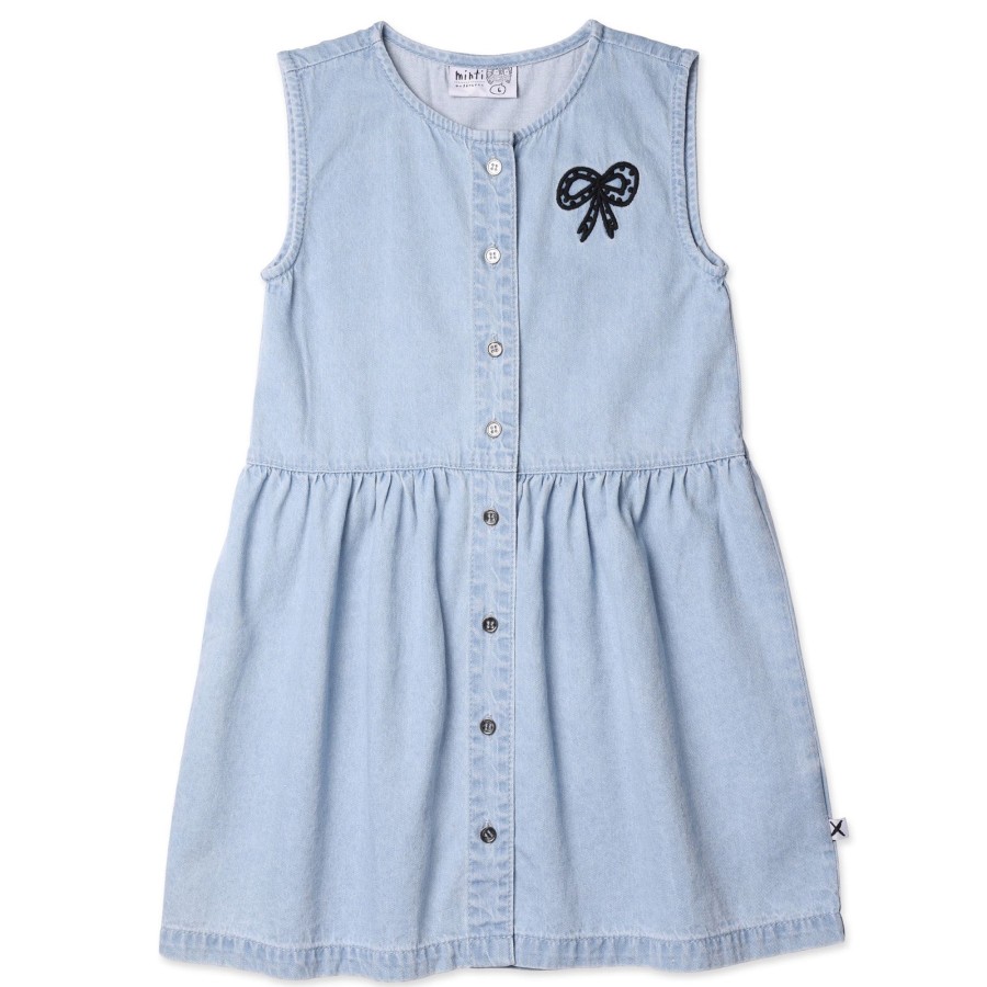 Child [2-14] Minti Dresses | Minti Chambray Denim Dress - Chambray