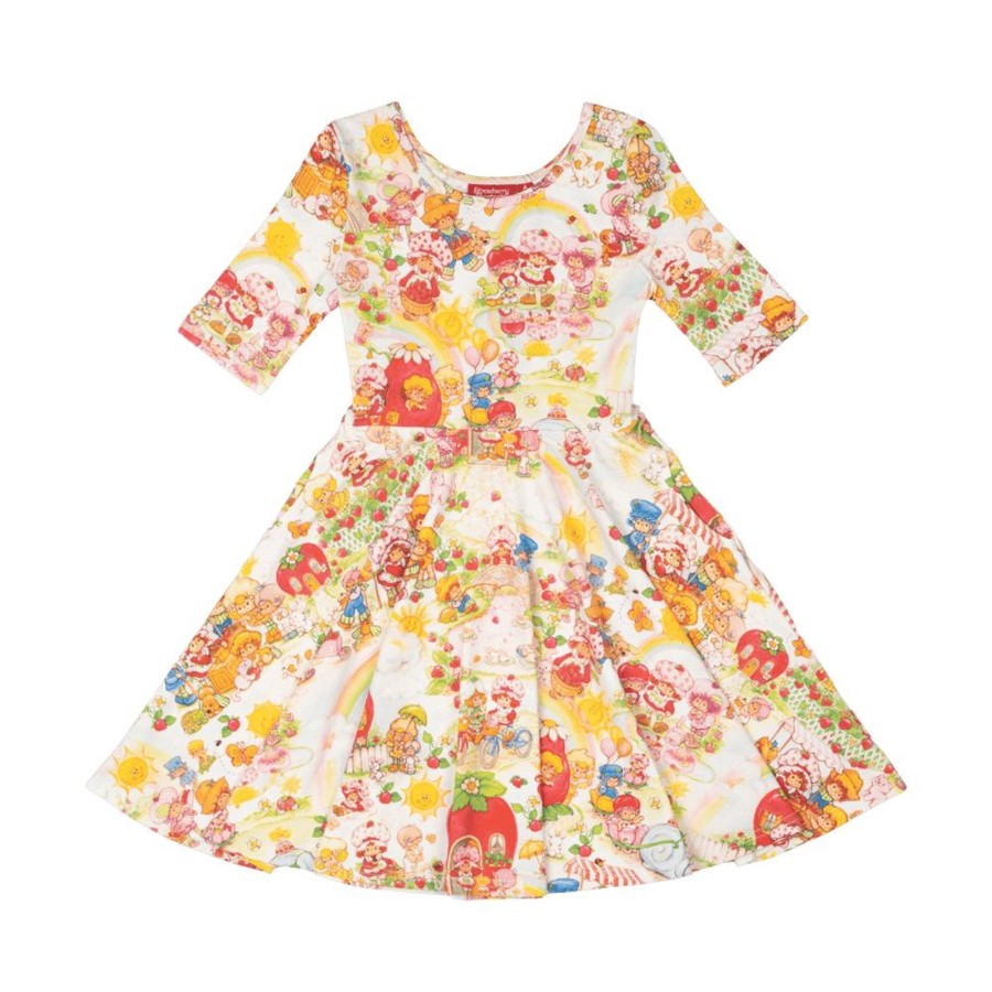 Child [2-14] Rock Your Baby Dresses | Rock Your Baby Mabel Dress - Strawberry Land