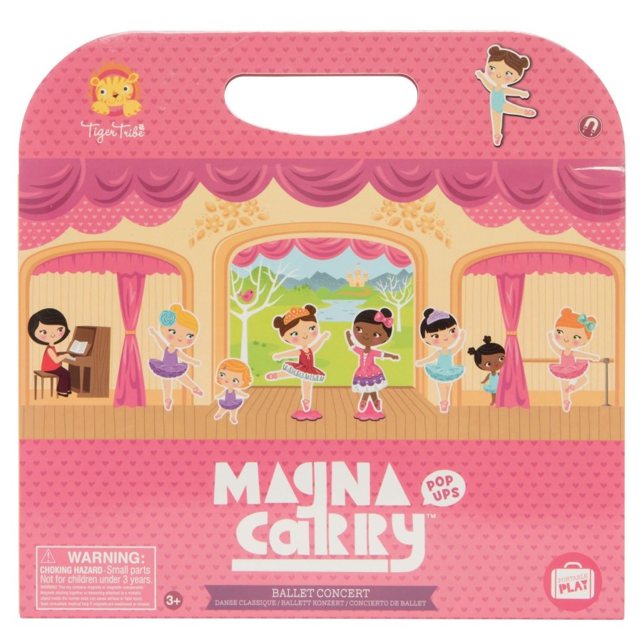 Play + Learn Tiger Tribe Magnet Play | Magna Carry - Ballet (Pop Up)