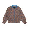 Child [2-14] Rock Your Baby Outerwear | Rock Your Baby Brown Floral Bomber Jacket