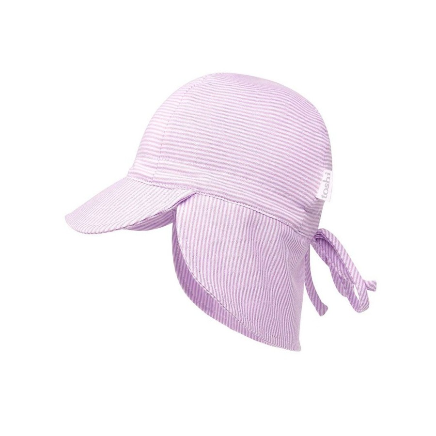 Baby [0-23M] Toshi Hats | Toshi Baby Flap Cap - Lavender