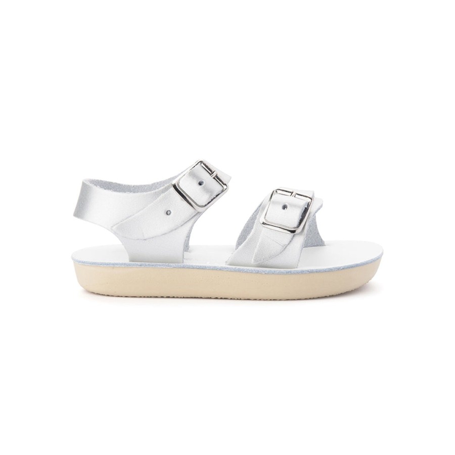 Baby [0-23M] Saltwater Sandals Footwear | Saltwater Sandals Sun San Sea Wee Silver