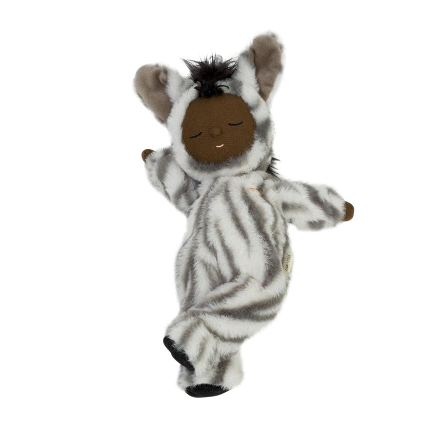 Play + Learn Olli Ella Dolls + Accessories | Olli Ella Cozy Dinkum Doll - Zebra Mini