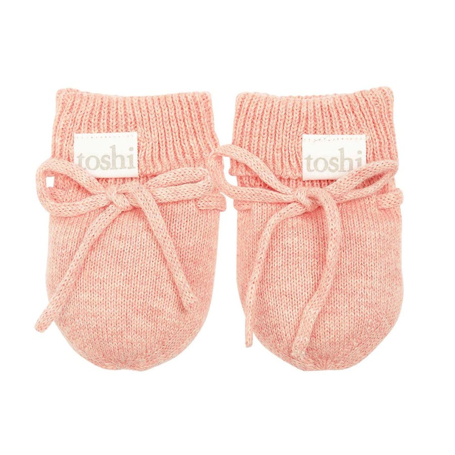 Baby [0-23M] Toshi Booties + Mittens | Toshi Organic Mittens - Marley / Blossom