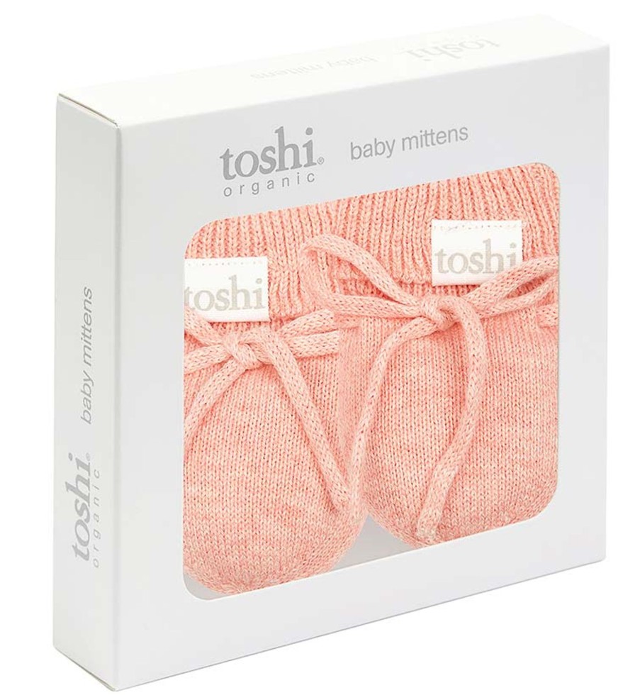 Baby [0-23M] Toshi Booties + Mittens | Toshi Organic Mittens - Marley / Blossom