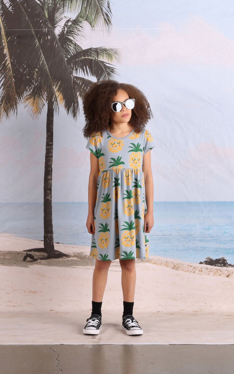 Child [2-14] Minti Dresses | Minti Pi-Nap-Le Dress - Cornflower