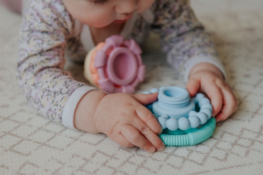 Baby [0-23M] Jellystone Designs Teethers + Rattles | Rainbow Stacker | Pastel