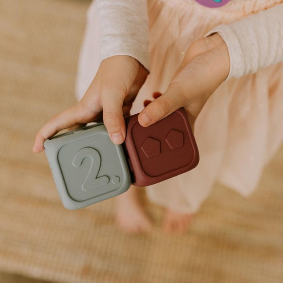 Play + Learn Jellystone Designs Letters + Numbers | My First Dice - Sage & Berry