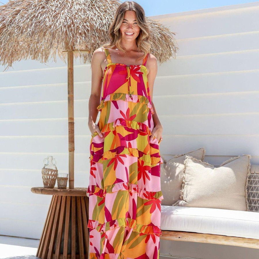 Grown Ups Daisy and Hen | Sangria Maxi Dress