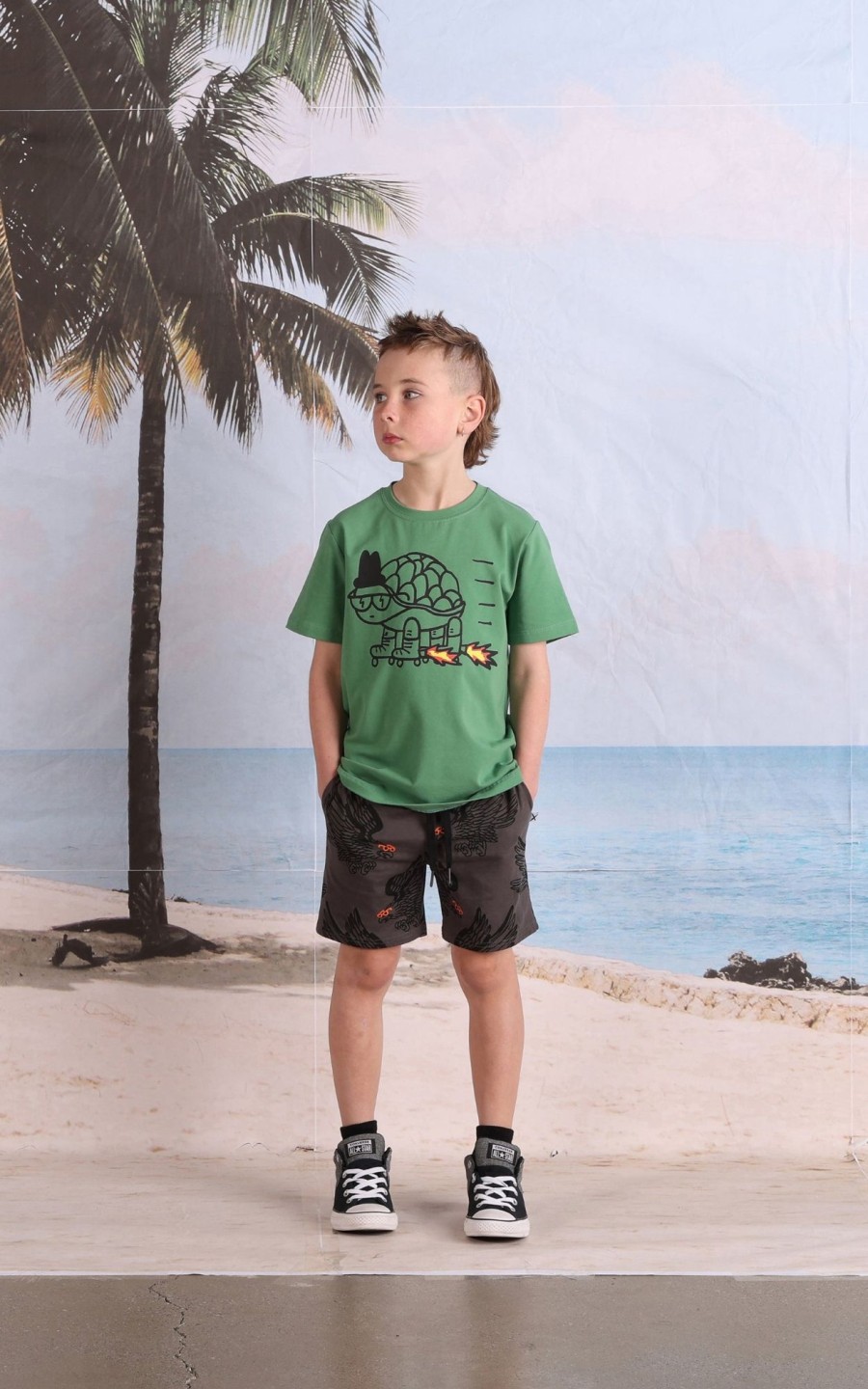 Child [2-14] Minti Bottoms | Minti Fly Free Short - Dark Grey