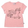 Child [2-14] Minti Tops | Minti Hello Bye Unicorn Tee - Strawberry Marle