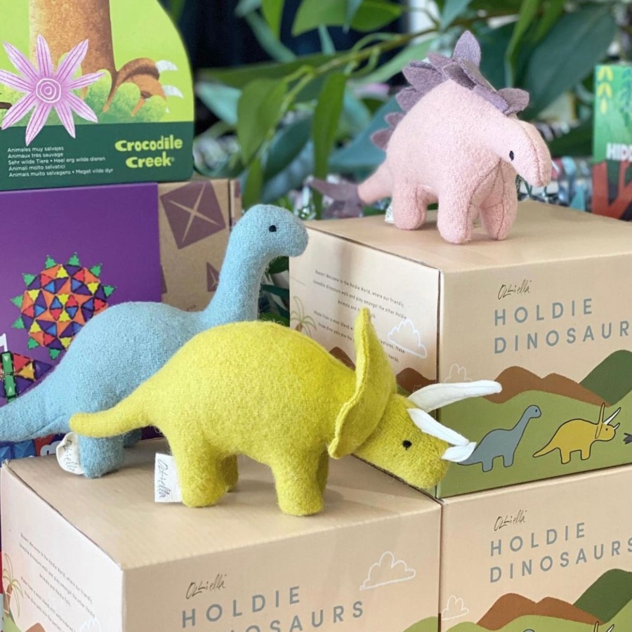 Baby [0-23M] Olli Ella Soft Toys | Olli Ella Holdie Dinosaurs