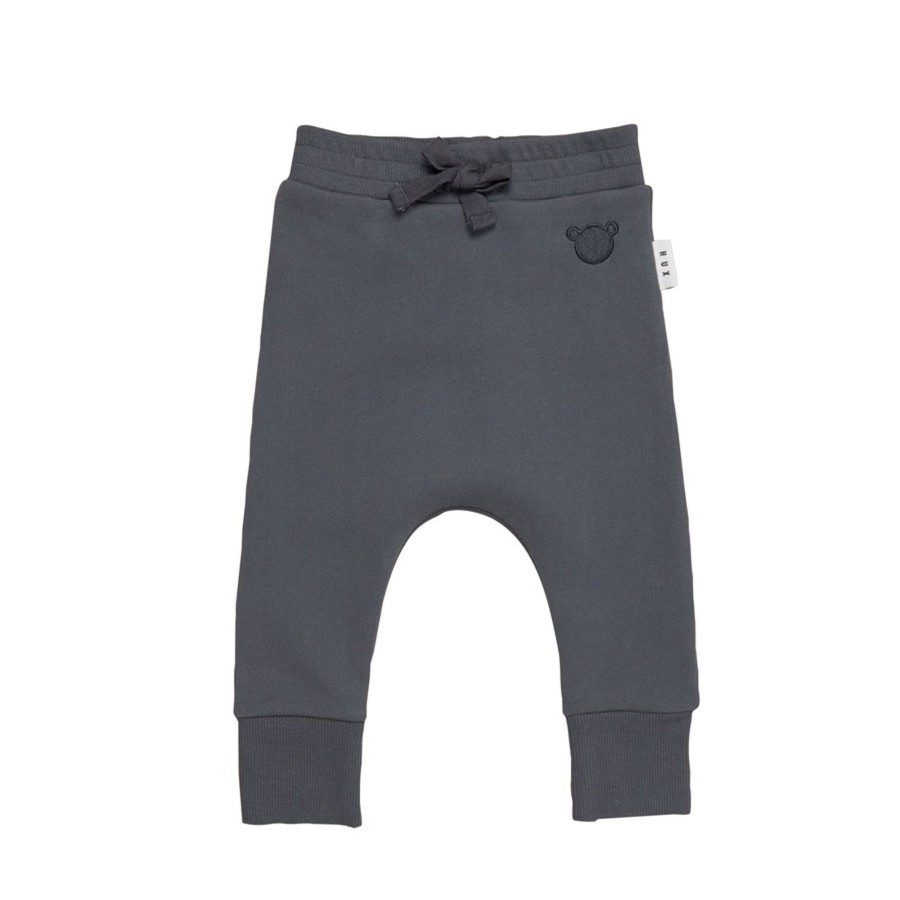 Child [2-14] Huxbaby Bottoms | Huxbaby Fleece Drop Crotch Pant - Ink