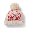 Baby [0-23M] Halcyon Nights Beanies | Halcyon Nights Cotton Knit Beanie - Creamy Roo