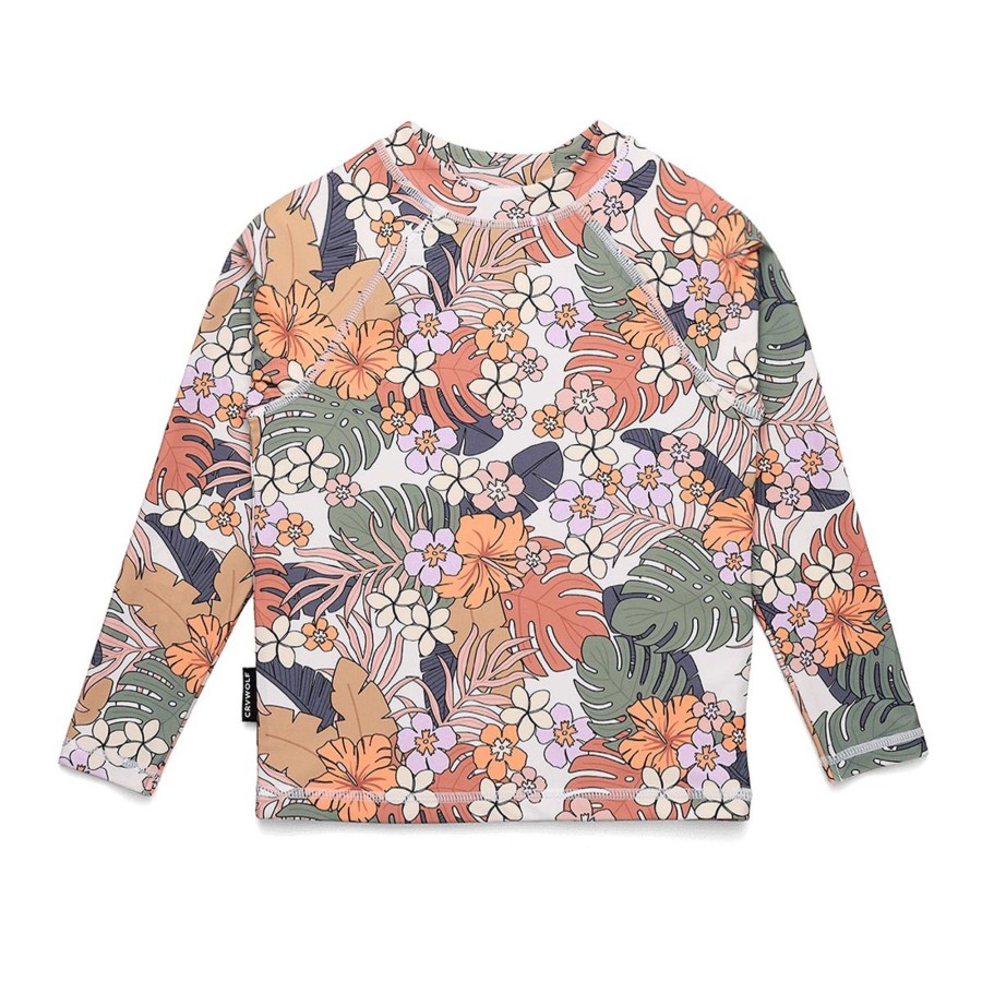 Child [2-14] Crywolf Swim | Crywolf Rash Vest Tropical Floral