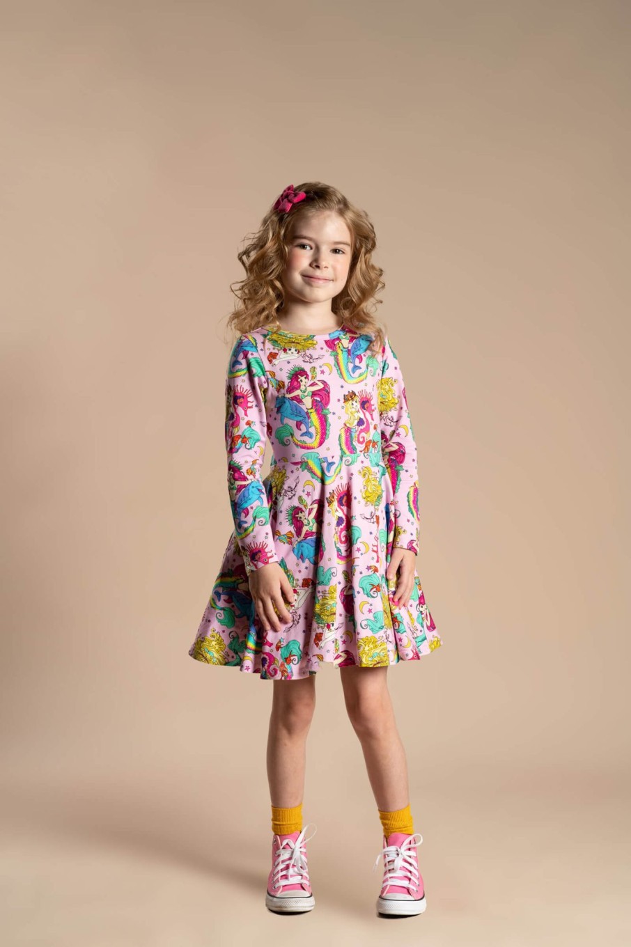 Child [2-14] Rock Your Baby Dresses | Rock Your Baby Mermaids Waisted Dress