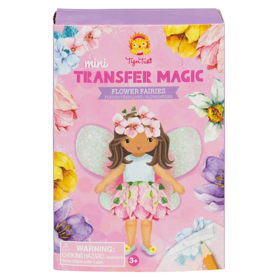 Play + Learn Tiger Tribe Activity Sets | Mini Transfer Magic - Flower Fairies