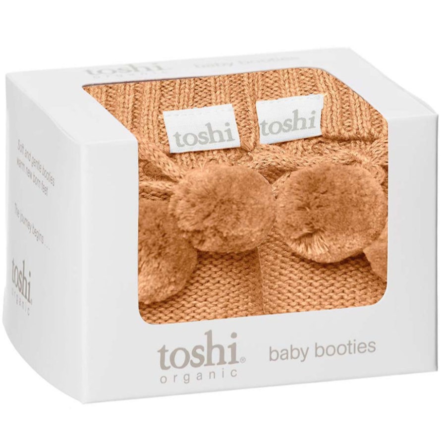 Baby [0-23M] Toshi Booties + Mittens | Toshi Organic Booties - Marley / Ginger