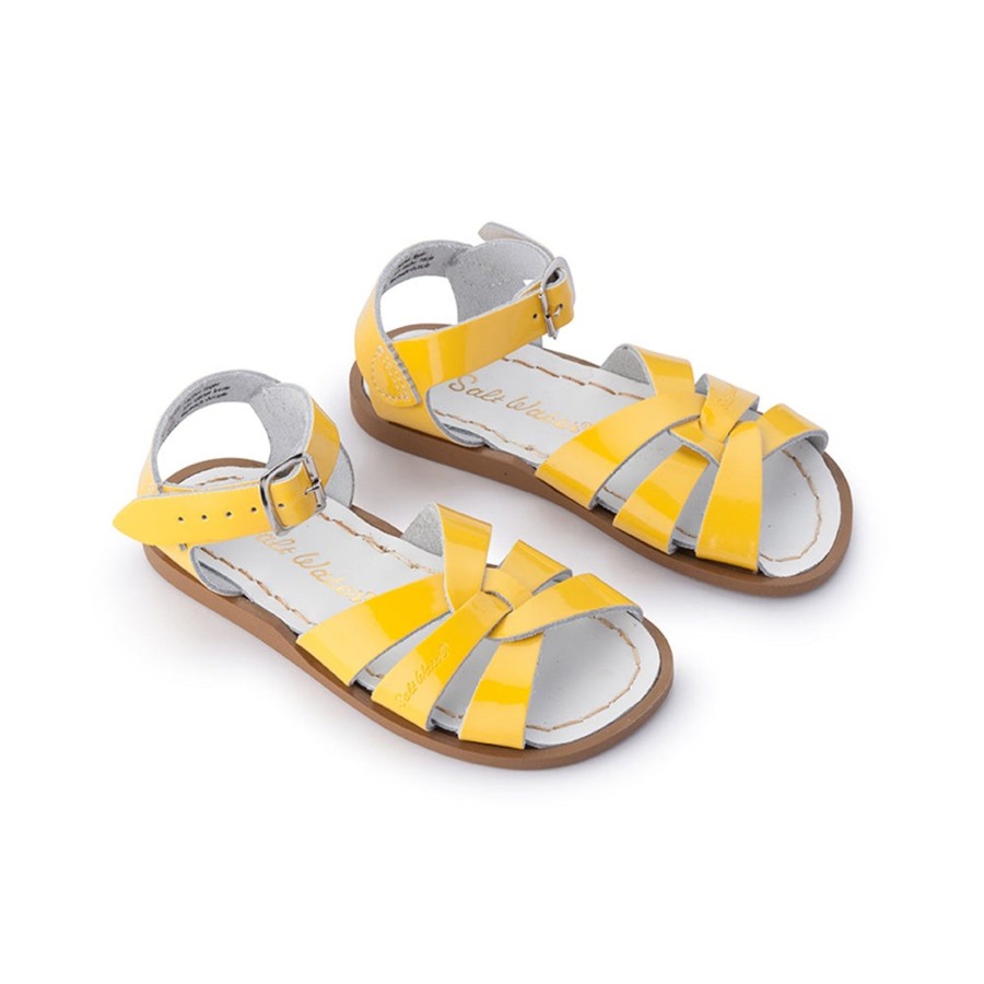 Child [2-14] Saltwater Sandals Footwear | Saltwater Sandals Original Yellow