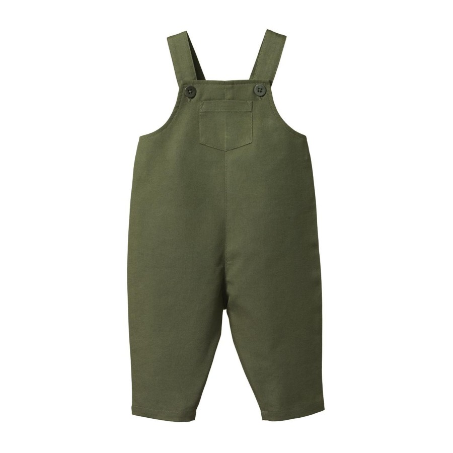 Child [2-14] Nature Baby Overalls + Playsuits | Nature Baby Tucker Overalls - Thyme