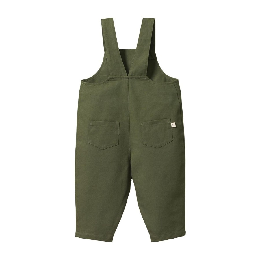 Child [2-14] Nature Baby Overalls + Playsuits | Nature Baby Tucker Overalls - Thyme