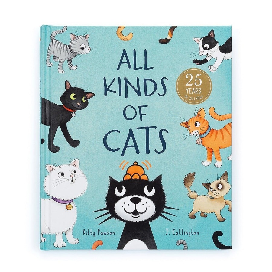 Play + Learn Jellycat Books | Jellycat All Kinds Of Cats Book