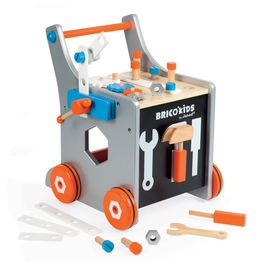 Play + Learn Janod Ride Ons + Push Alongs | Janod - Bricokids Diy Trolley