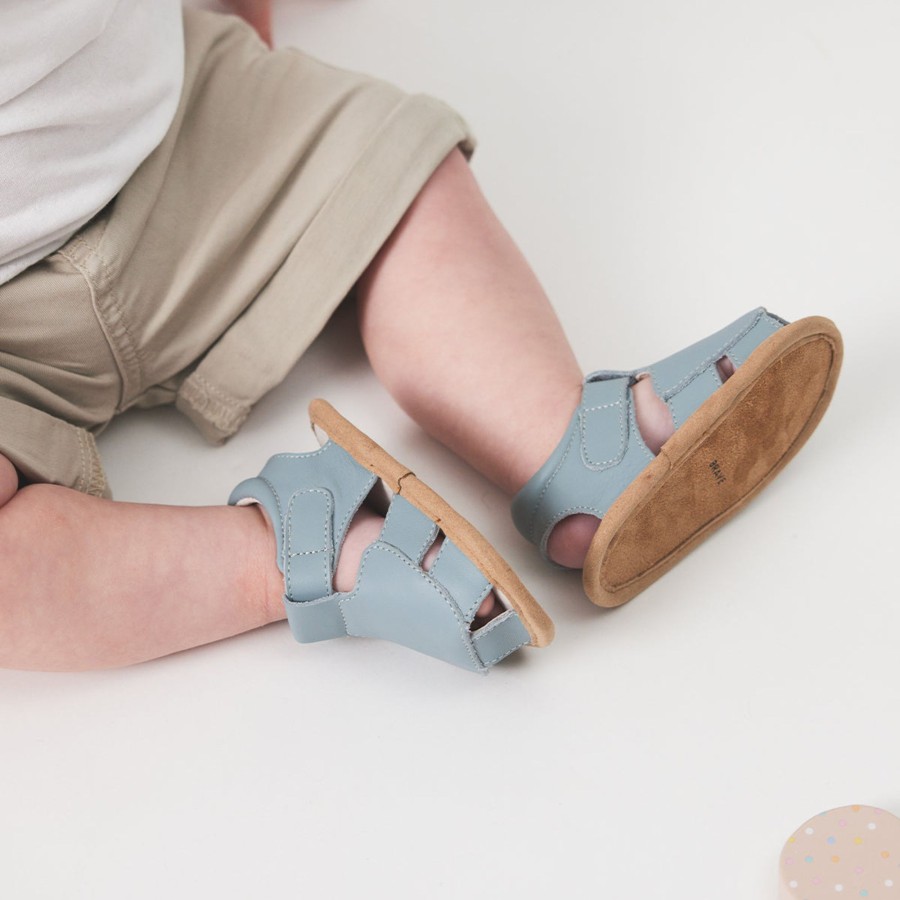 Baby [0-23M] Pretty Brave Footwear | Pretty Brave Baby Milo - Seafoam