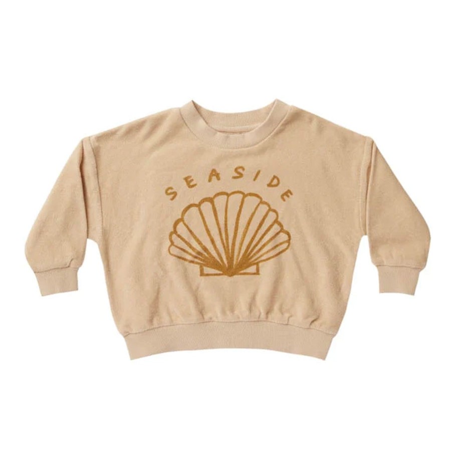 Child [2-14] Rylee + Cru Jumpers | Rylee + Cru Terry Crewneck - Seaside