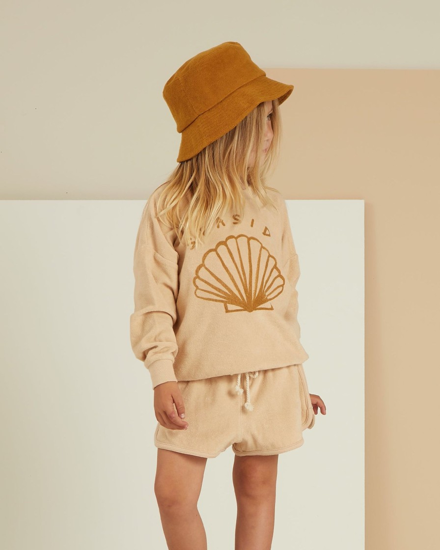 Child [2-14] Rylee + Cru Jumpers | Rylee + Cru Terry Crewneck - Seaside