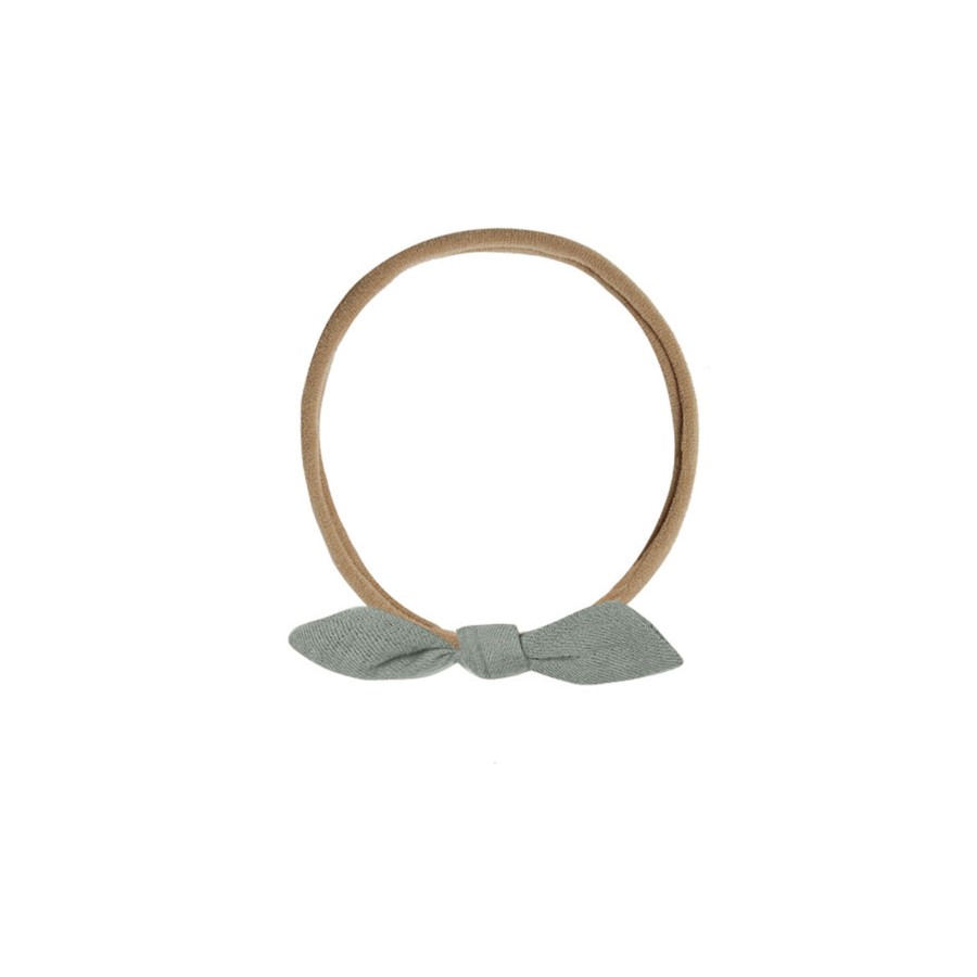 Baby [0-23M] Quincy Mae Hair Accessories | Quincy Mae Little Knot Headband | Sea Green - Brown