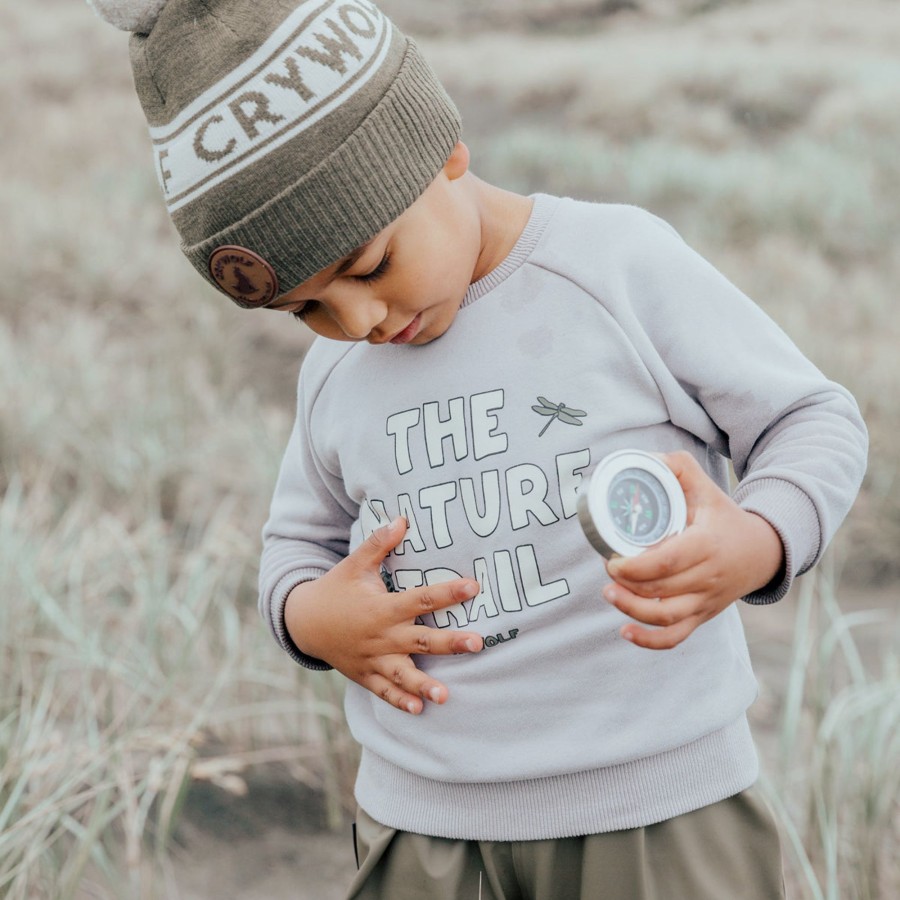 Baby [0-23M] Crywolf Jumpers | Crywolf Sunday Sweater - Fossil