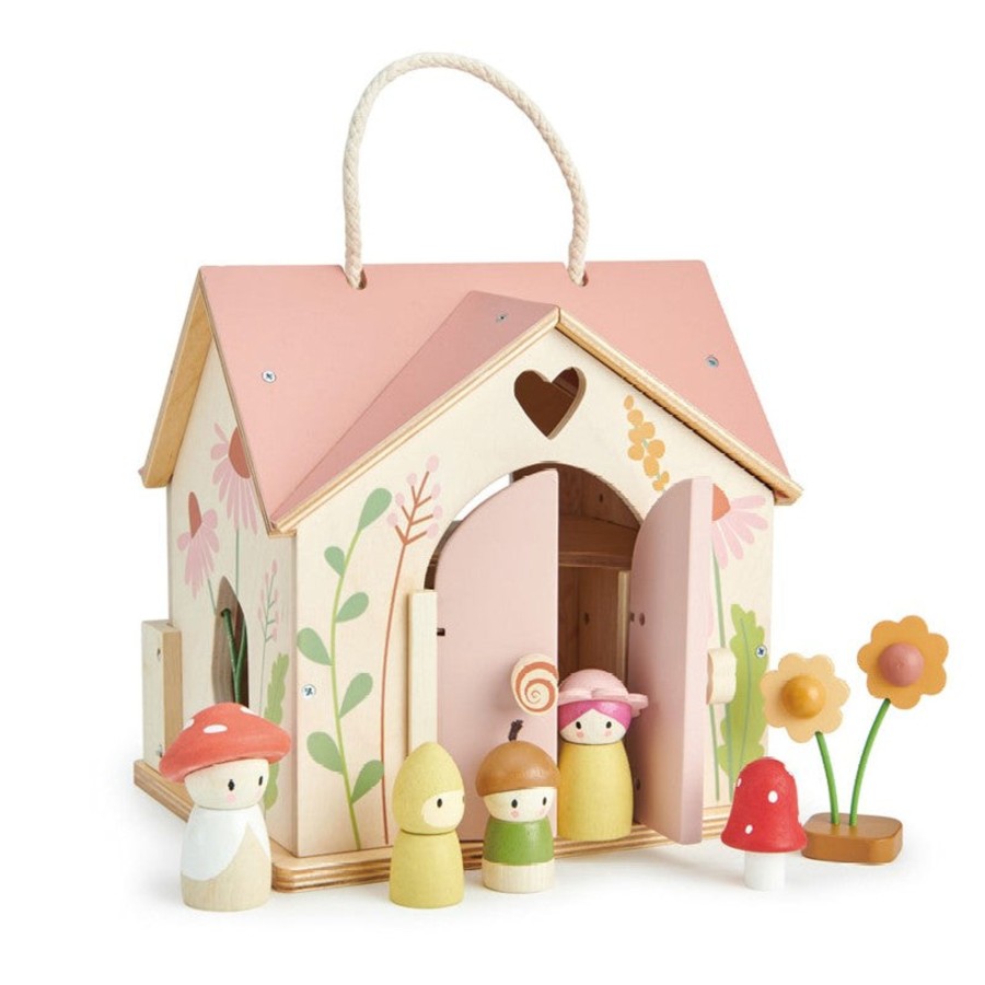 Play + Learn Tenderleaf Doll Houses | Merrywood Rosewood Cottage