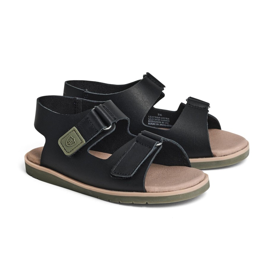 Child [2-14] Pretty Brave Footwear | Pretty Brave Wilder - Black/Khaki