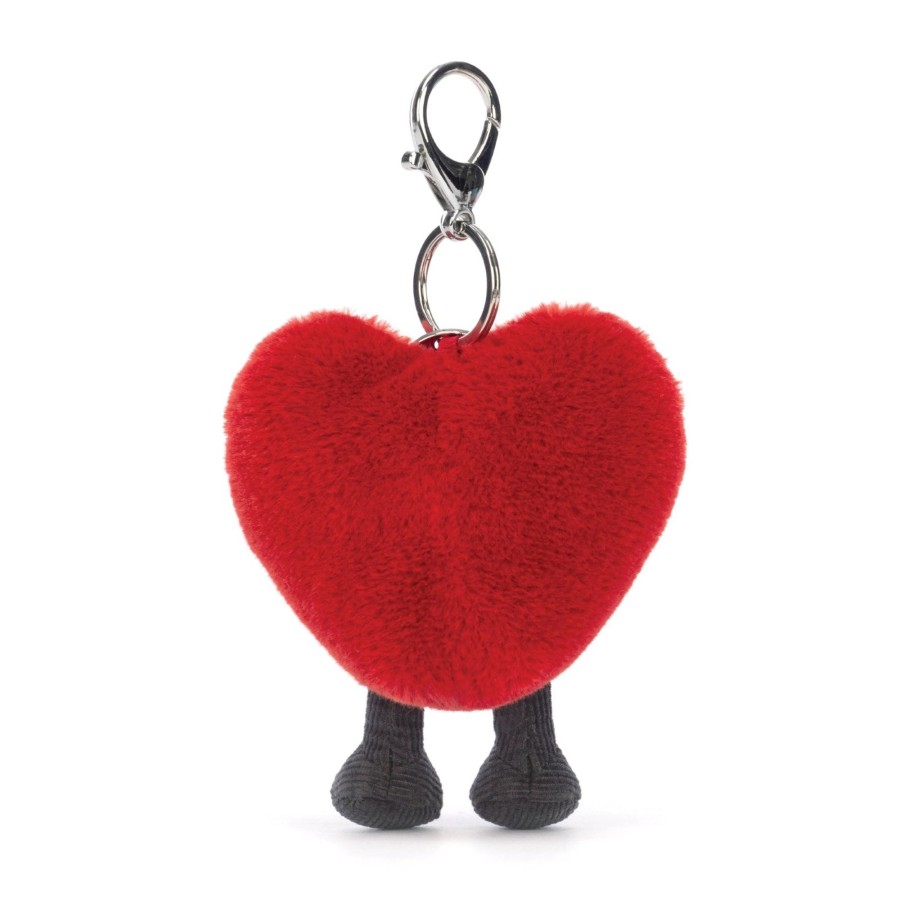 Child [2-14] Jellycat Bags + Mealtime | Jellycat Amuseable Red Heart Bag Charm