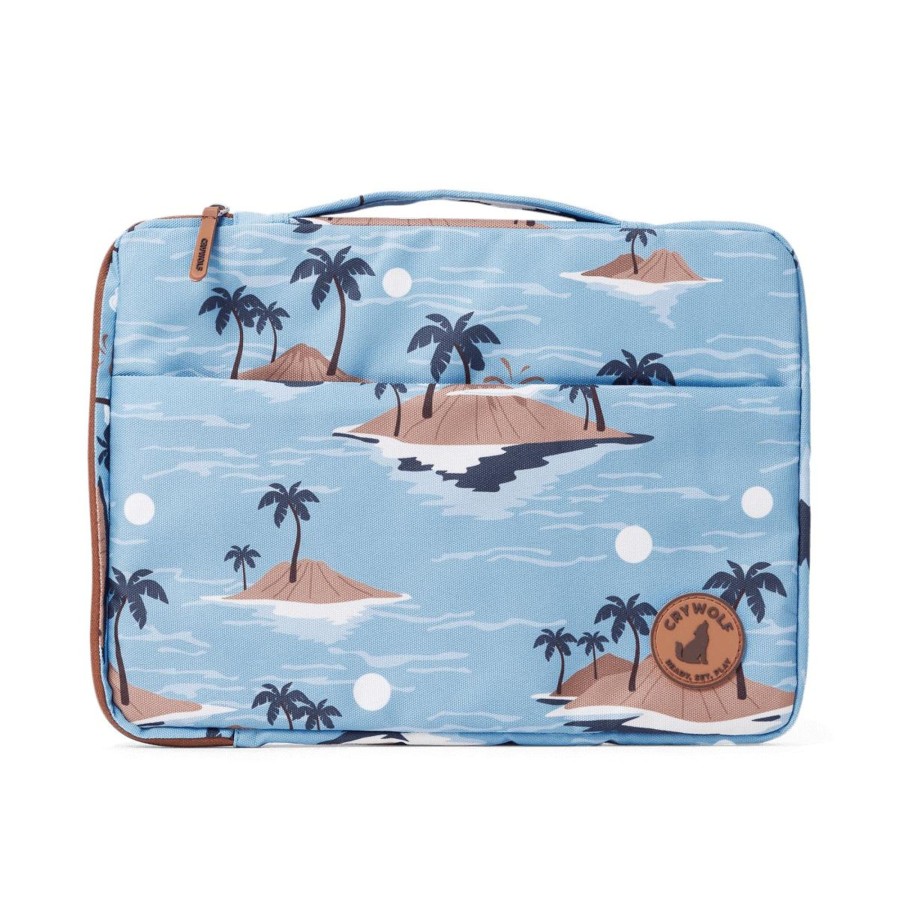 Child [2-14] Crywolf Bags + Mealtime | Crywolf Laptop Sleeve 13" Blue Lost Island