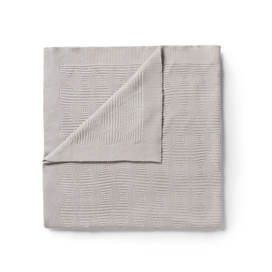 Baby [0-23M] Wilson & Frenchy Blankets | Wilson & Frenchy Knitted Jacquard Blanket - Nimbus Cloud