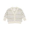 Child [2-14] Huxbaby Knitwear | Huxbaby Lake Stripe Boxy Cardi