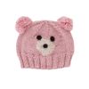 Baby [0-23M] Acorn Beanies | Acorn Bear Face Beanie - Pink